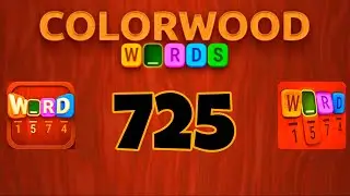 COLORWOOD WORDS Cryptogram level 725