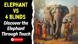 The 4 Blind Men Who Wanted to See the Elephant by Feeling It