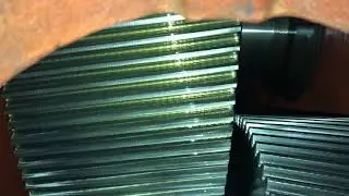 Inside Gearbox On Used Davis Standard 35IN35 Extruder