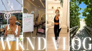 Weekend Vlog | Date Night, Lagree, Trader Joe’s Haul & a Beach Day