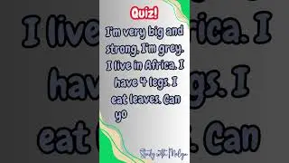 Quiz - Study with Melya #shorts #study #studyinspiration #studywithme #studywithmelya