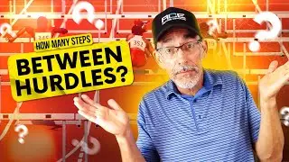 How many steps between hurdles?