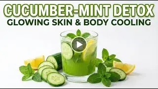 Cucumber-Mint Detox Drink for Glowing Skin & Body Cooling | Natural Juice Recipe