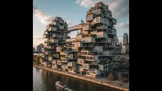Habitat 67 Construction Begins in Montreal (Canada) 1964