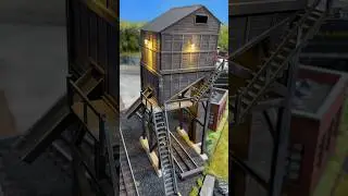 Building a Coaling Tower! #model #train #video #shorts #fyp #howto #build #ogauge #youtube #reels