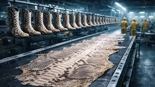 From Raw Python Skin to Luxury Boots | Inside the Handcrafted Process