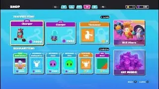 My Fall guys Item Shop for today, terrible again! new Charger skin
