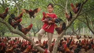 Harvesting 1000+ Chickens After 9 Months | Selling Chickens at Local Market – From Farm to Market!