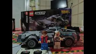 set lego 77256 delorean back to the future animato con intelligenza artificiale 