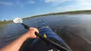 Kayaking Geisel Creek in Door County, Wisconsin