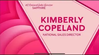 National Sales Director Kimberly Copeland Sapphire Seminar  July 30, 2025.      