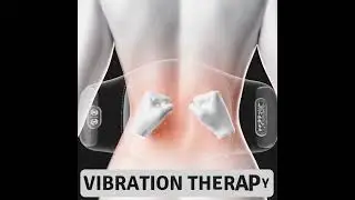 CureKin 3-in-1 Back Massager: Heat, Vibration, and Traction Therapy  #backmassager