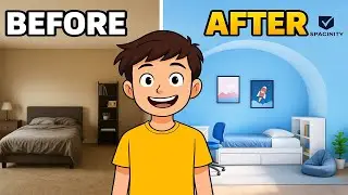Top 5 Kids Bedroom Ideas 2025 | Gaming + Study + Storage Setup | Spacinity