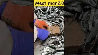 Special fish meat cutting skills #shorts