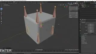 How to make the equivalent of a 9-slice for a 3D mesh (Unity and Blender)