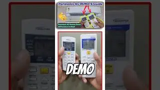 Panasonic Inverter AC Remote | 2024 Panasonic AC Full REMOTE Guide Hindi