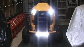 Как подключить светодиодную балку к трактору Cub Cadet.