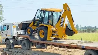 Finally Our New JCB 3Dx Eco Excellence Unloading in Yard Bhopal