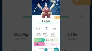 Transferring a shiny Dusclops #pokemon #shinypokemon #pokemongo