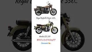 Royal Enfield classic 350🔥  vs honda cb350 🔥 #royalenfield #classic350 #hondacb350