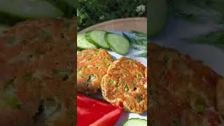 Помидорные оладьи - Идеальный вариант полезного завтрака! #healthyfood #homemade #food