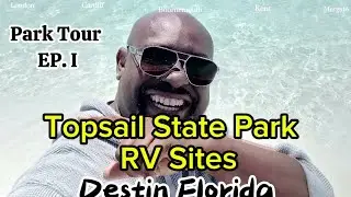 Topsail Hill Preserve State Park E bike Tour...RV Sites Tent Sites Bungalows and Cabins