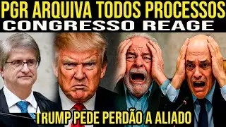 TRUMP PEDE PERDÃO A ALIADO !! EX PRESIDENTE BOLSONARO E ELOGIADO NA GLOBO!! PGR ARQUIVA PROCESSOS!!