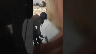 holiday test of internal coating of ms pipe