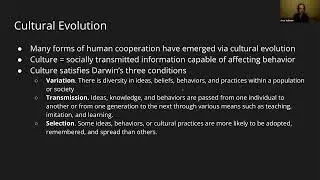 Cultural Evolution of Cooperation in LLMs - Aron Vallinder - PIBBSS Symposium