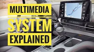 Мультимедийная система Toyota Sienna 2021 года с динамической навигацией