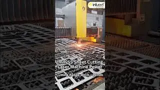 Laser Cutting Machine | 2mm SS Sheet Cutting Demo | Cut SS Sheet up to 10mm | Industrial Solutions