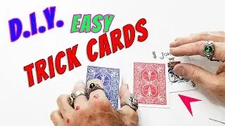 2 card monte- DIY TRICK CARDS- Easy to learn magic for kids. Taught by a pirate.