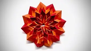 Moving Origami Firework