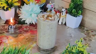 Day 6 - Vrat Wala Milkshake | No Sugar | Vrat Special Dry Fruit Drink |High Protein#Navratri special