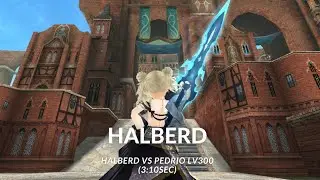 Halberd vs Pedrio lv300 (3:10 sec) | Toram Online Solo Gameplay