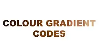 Earthy Brown Gradient | 8 Warm Tones Along With Color Codes #BrownGradient #powerpointdesign