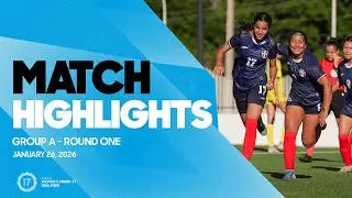 Group A Highlights, January 26 | 2026 Concacaf Women&rsquo;s Under-17 Qualifiers