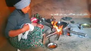 Happy Family, Living in Beautiful House | Organic Food Cooking | Village Life | #mukbang