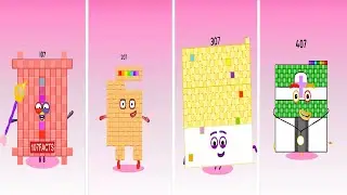 New Sprunki OC : Numberblocks 107, 207, 307 and 407 | Compilation Incredibox #sprunki #numberblocks