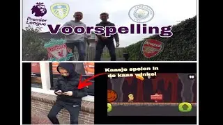 Premier league voorspellen met mathijs. (Kaasje spelen in de kaas winkel!!!)