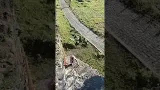 climbing on the top of the tower. Gonio Fortress. December,31