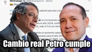 🛑🎥 Petro cumple su promesa: Aumento salarial real en 2025 y 2026 👇👇