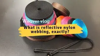 Reflective nylon webbing