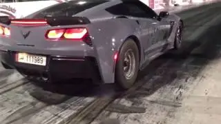 C7 corvette procharger - 9 sec drag 1/4 mile pass !!