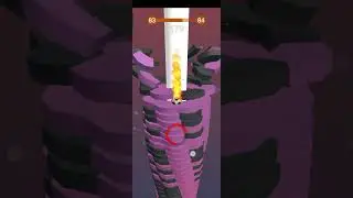 Stack Ball game level 83 #stackball #stackup #games