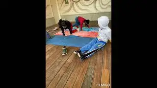 cute kido yoga fun