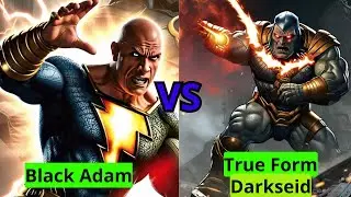 Black Adam vs True Form Darkseid | Epic Battle to the End