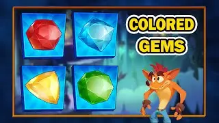 Crash Bandicoot 4 All Colored Gem Locations - Red, Green, Blue, and Yellow Gems