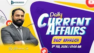 03 Feb 2026 l Daily Current Affairs in Gujarati by Dhyey live l Rajesh Bhaskar Sir