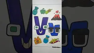 Coloring Letter V | Fun Alphabet Coloring for Kids | Learn Colors and Letters #coloringpages
